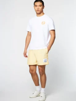 Tenda T-Shirt- Brilliant White/ Tangerine