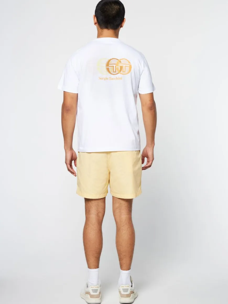 Tenda T-Shirt- Brilliant White/ Tangerine