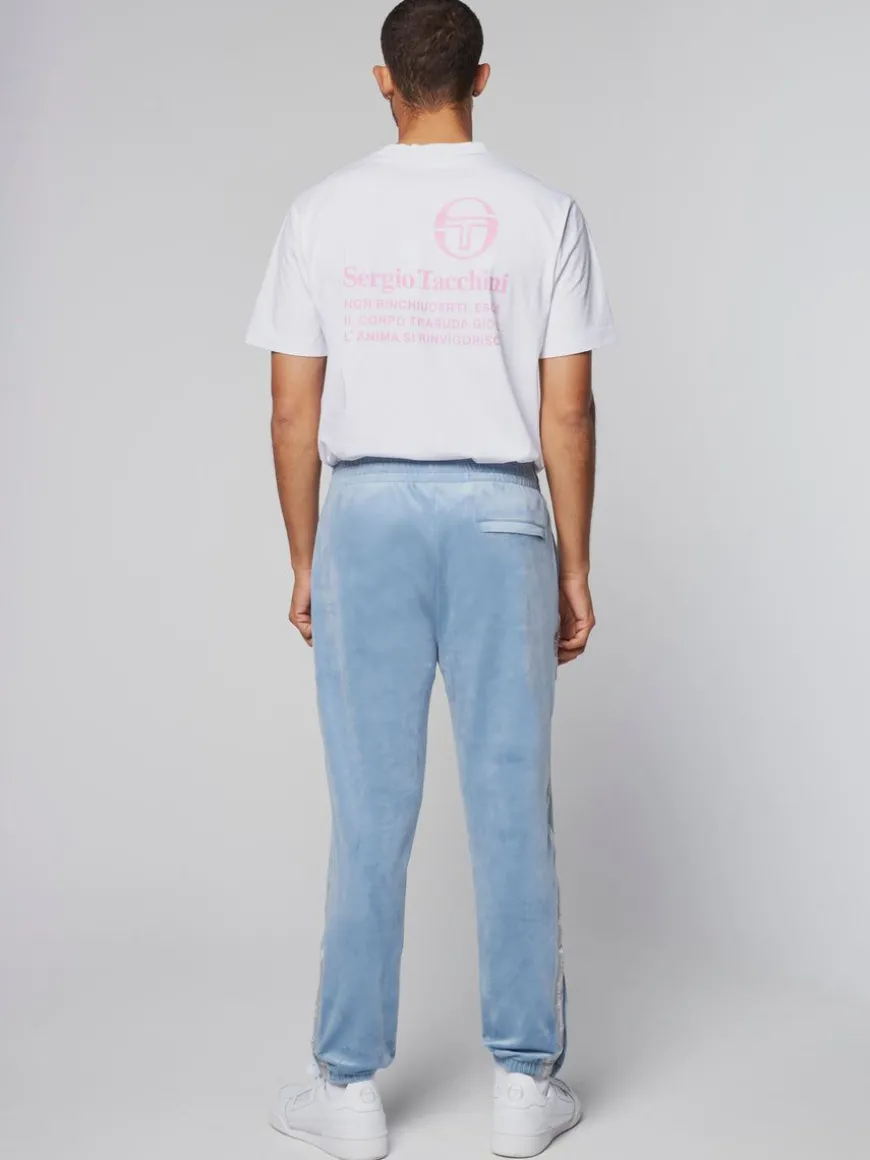 Tipo Velour Track Pant- Mountain Spring