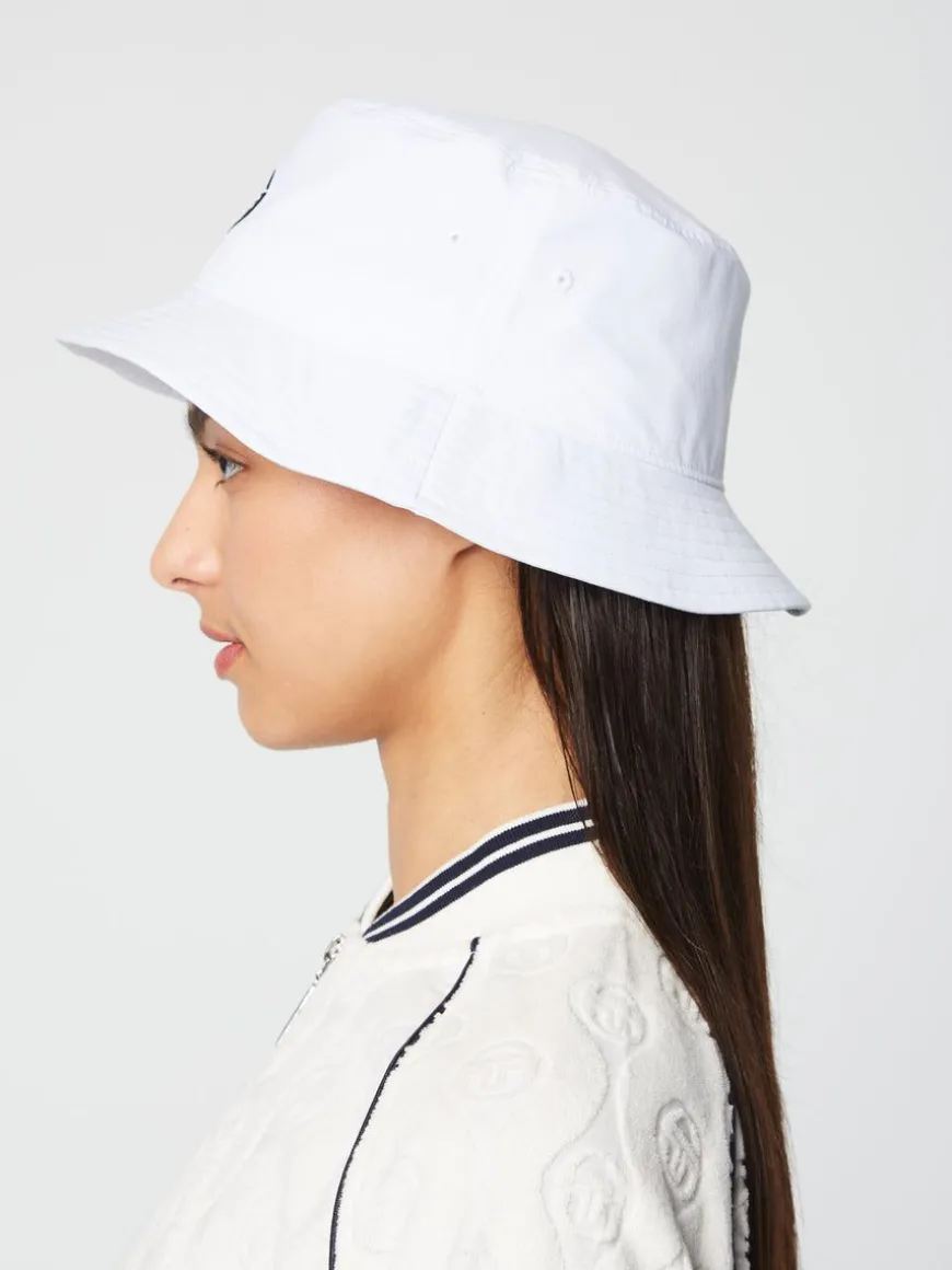 Vacanza Bucket Hat- Brilliant White