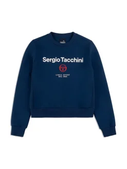 Women'S Linea Sport Crewneck- Maritime Blue